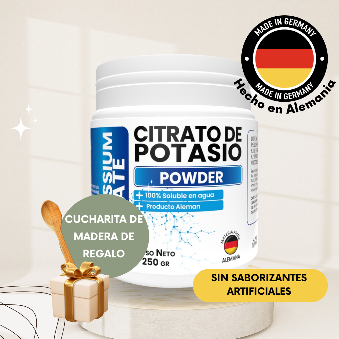 CITRATO DE POTASIO ALEMAN PURO 250 GR - 1