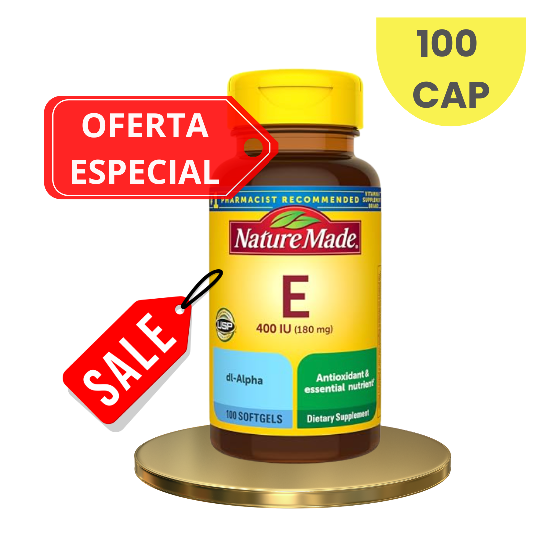 VITAMINA E NATURE MADE 400 IU  100 CAPSULAS - 1