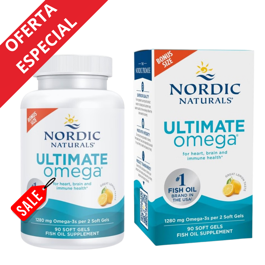 OMEGA 3 NORDIC NATURALS  90 CÁPSULAS 1280 MG - 1