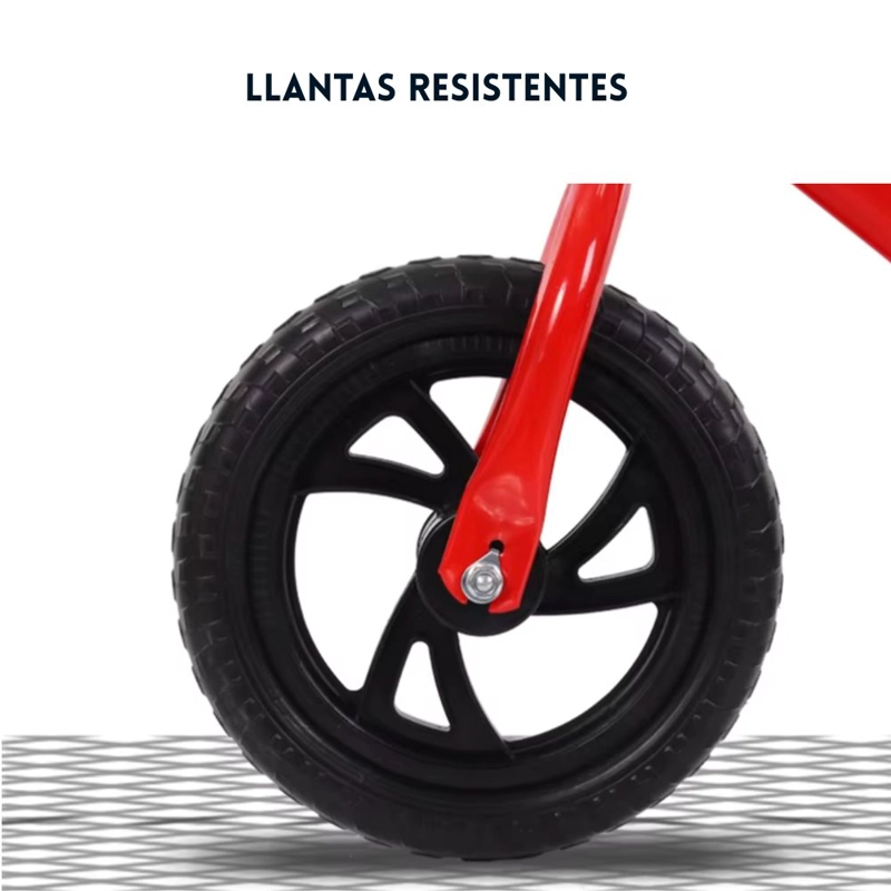 BICICLETA DE BALANCE EQUILIBRIO PARA NIÑOS ARO 12 ROSADO - 2