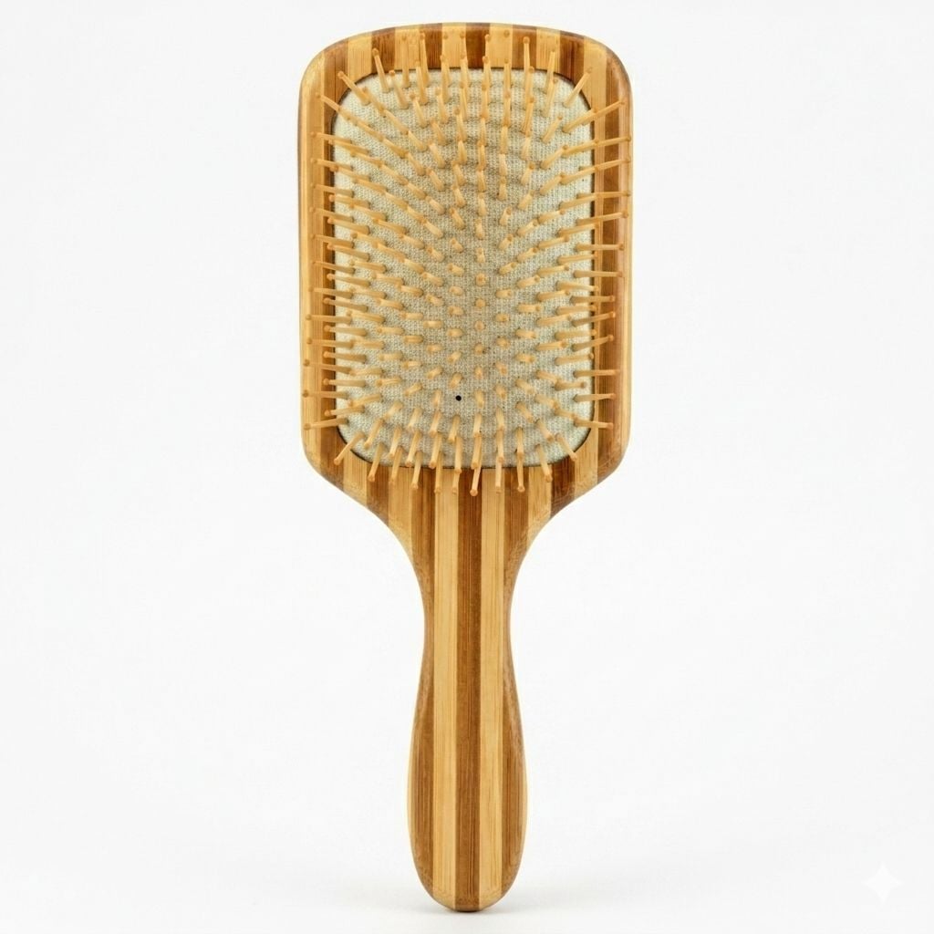 PEINE CEPILLO BAMBÚ GRANDE ANTIFRIZZ ECOAMIGABLE - 1