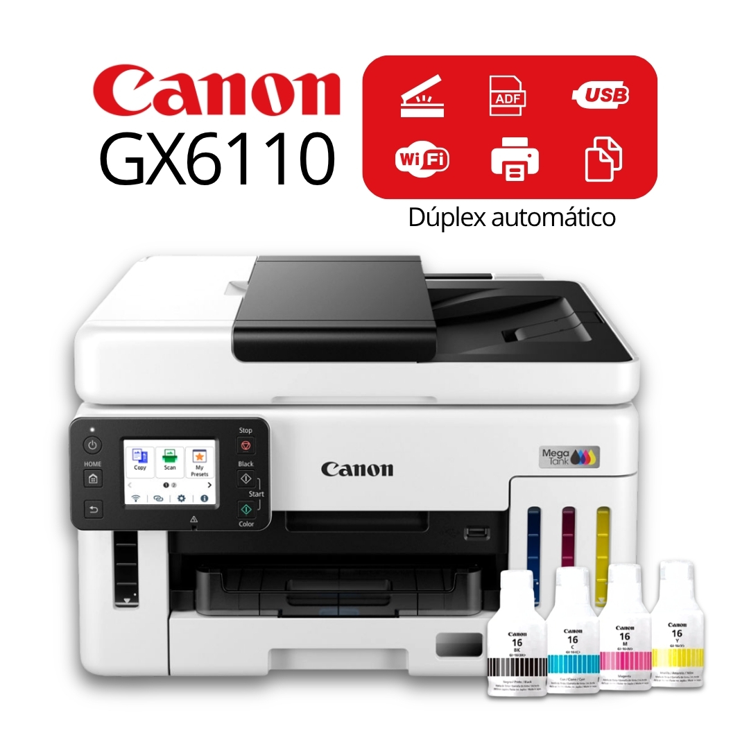 IMPRESORA MULTIFUNCIONAL CANON MAXIFY GX6110 - 1