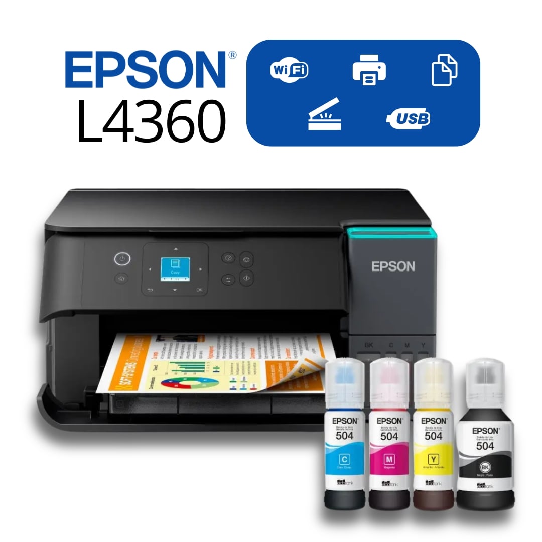 IMPRESORA MULTIFUNCIONAL EPSON ECOTANK L4360 WIFI - 1