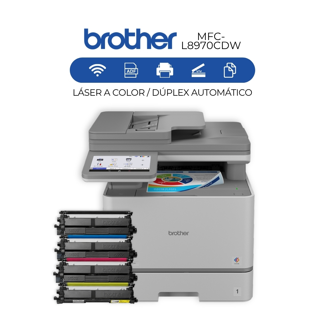 IMPRESORA LÁSER BROTHER MULTIFUNCIONAL MFC L8970 CDW - 1