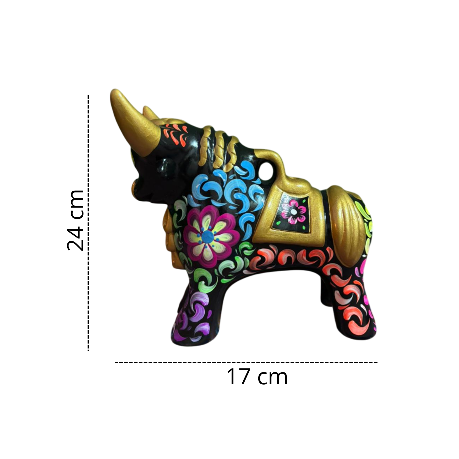 TORITO DE PUCARÁ DE 25 CM - 3