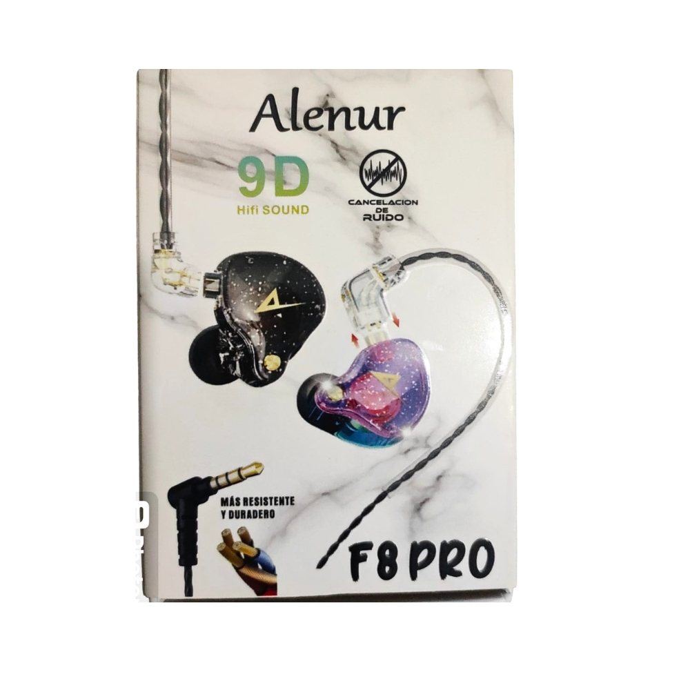 AUDÍFONOS IN-EAR F8 PRO CON ANC COLOR NEGRO - 1