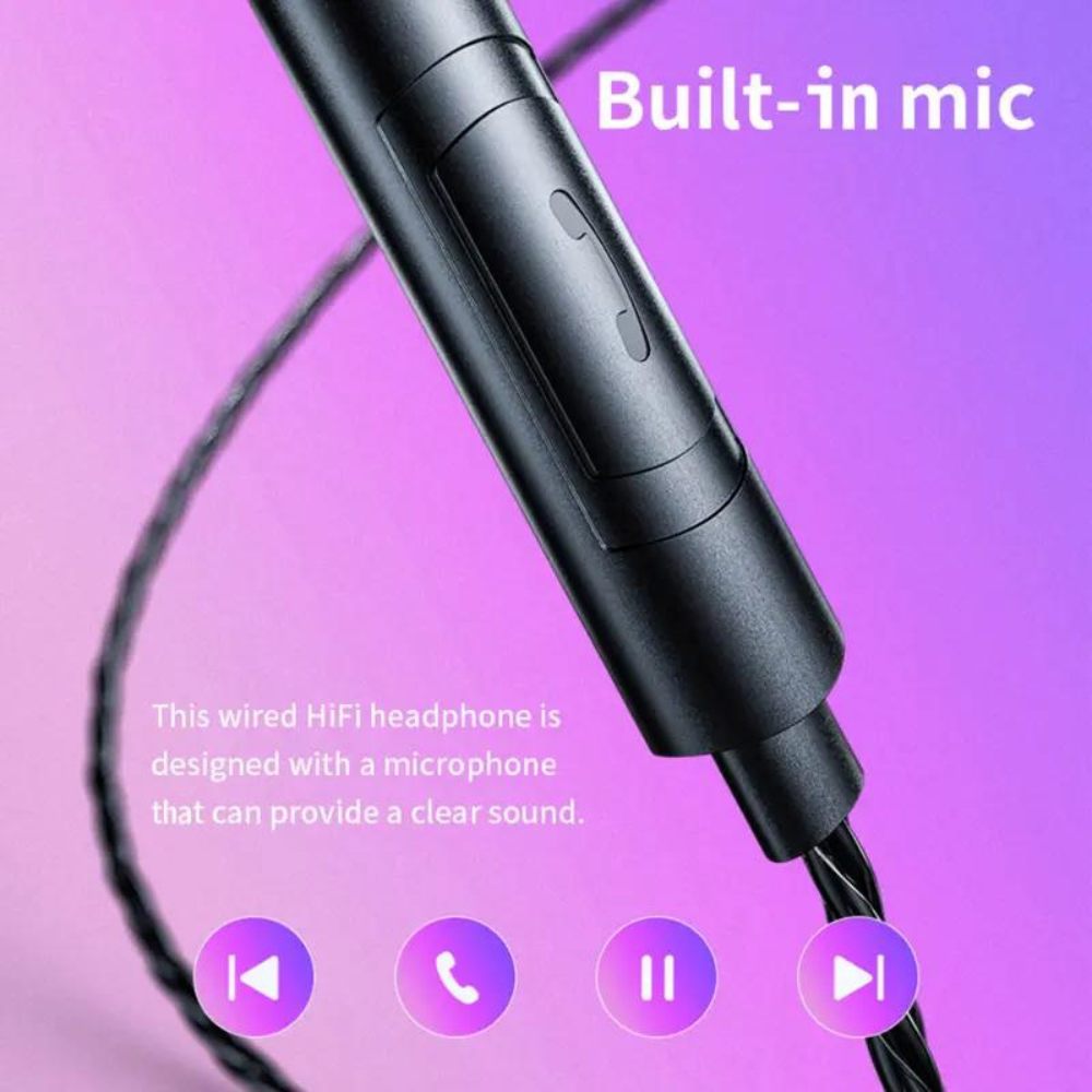 AUDÍFONOS IN-EAR F8 PRO CON ANC COLOR NEGRO - 2