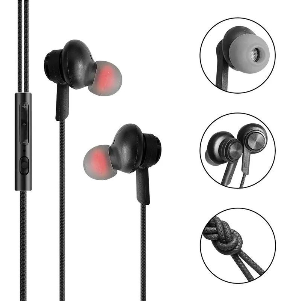 AUDIFONOS ALFA 7 CANCELACION DE RUIDO ALENUR 9D COLOR NEGRO - 4