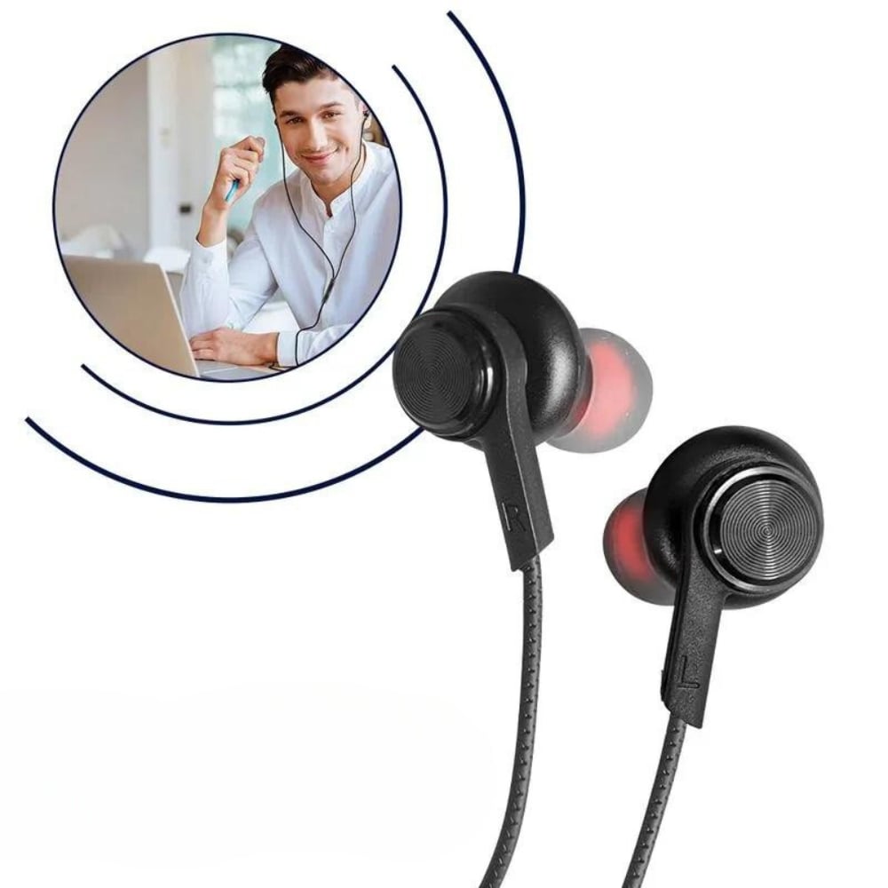AUDIFONOS ALFA 7 CANCELACION DE RUIDO ALENUR 9D COLOR NEGRO - 5