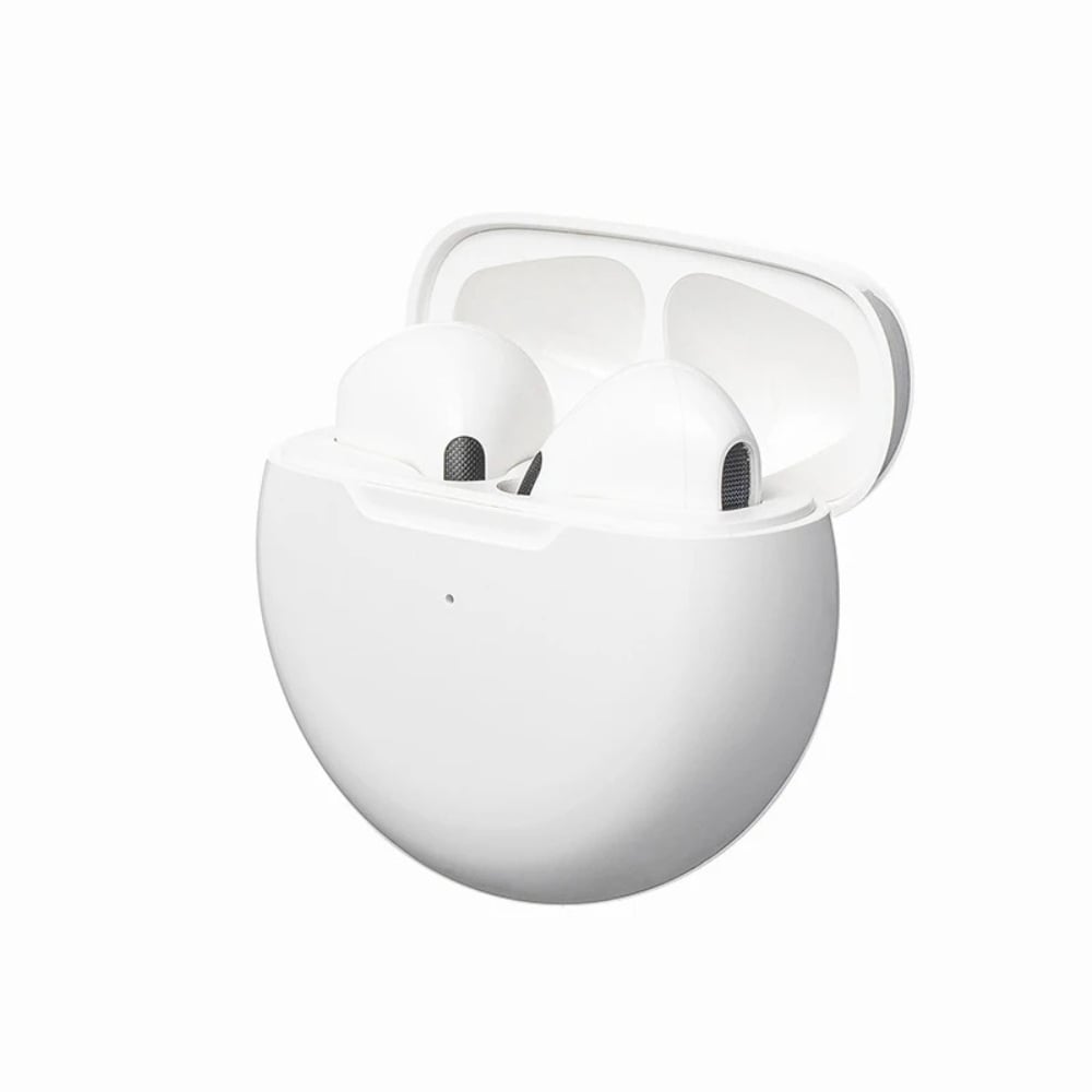 AUDÍFONOS IN-EAR BLUETOOTH PRO 6 COLOR BLANCO - 1