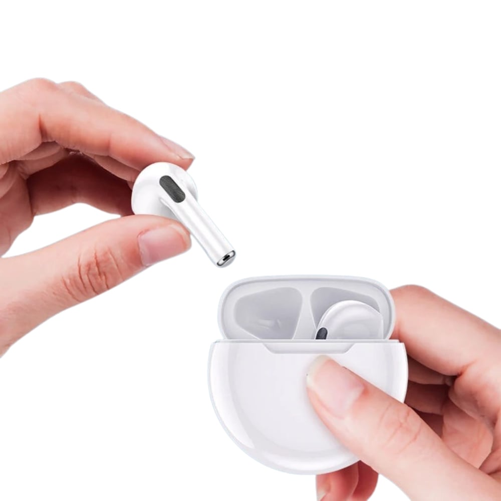 AUDÍFONOS IN-EAR BLUETOOTH PRO 6 COLOR BLANCO - 2