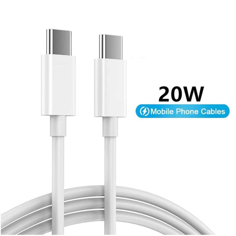 CABLE 60W TIPO C-C 2 METROS PARA APPLE - 1