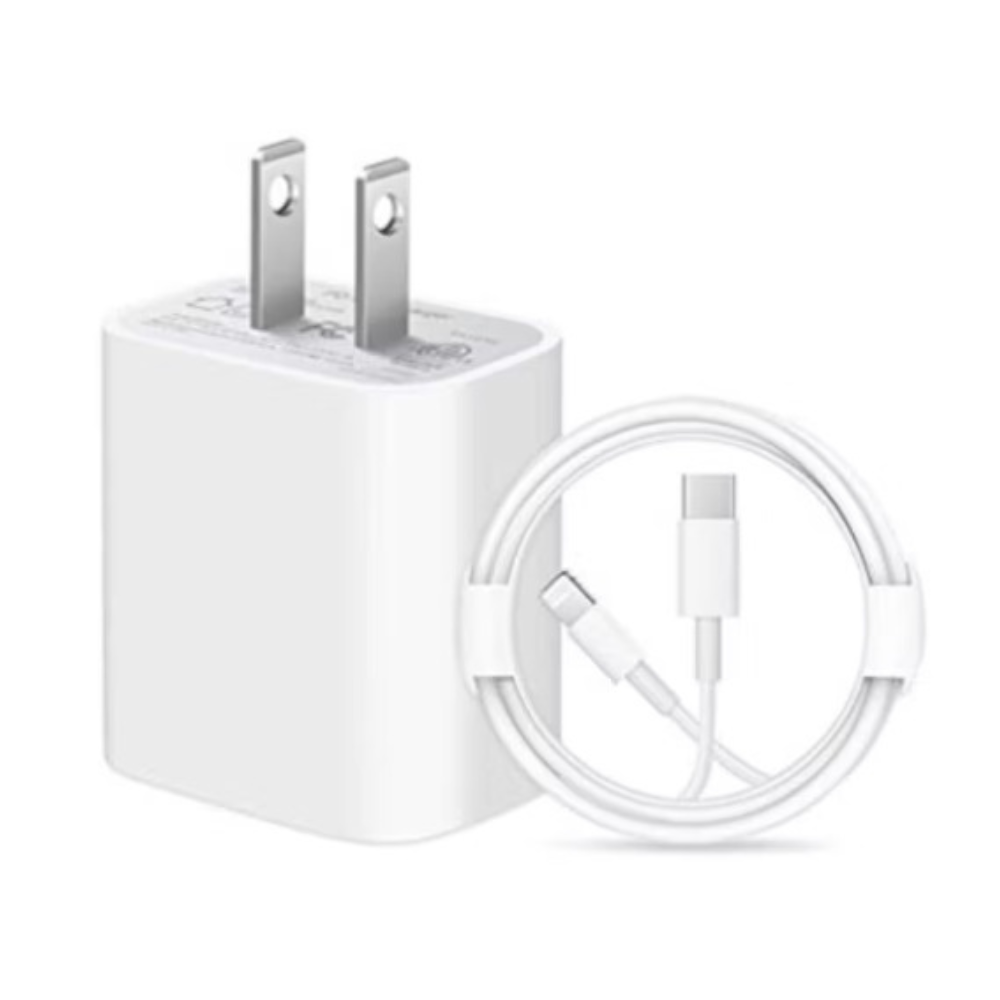 CARGADOR 20W PARA APPLE INCLUYE CABLE - 1