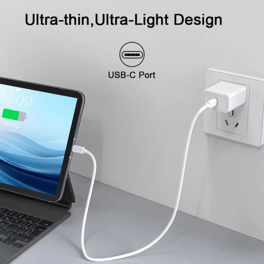 CARGADOR 20W PARA IPHONE 15 Y 16 INCLUYE CABLE TRENZADO - 3