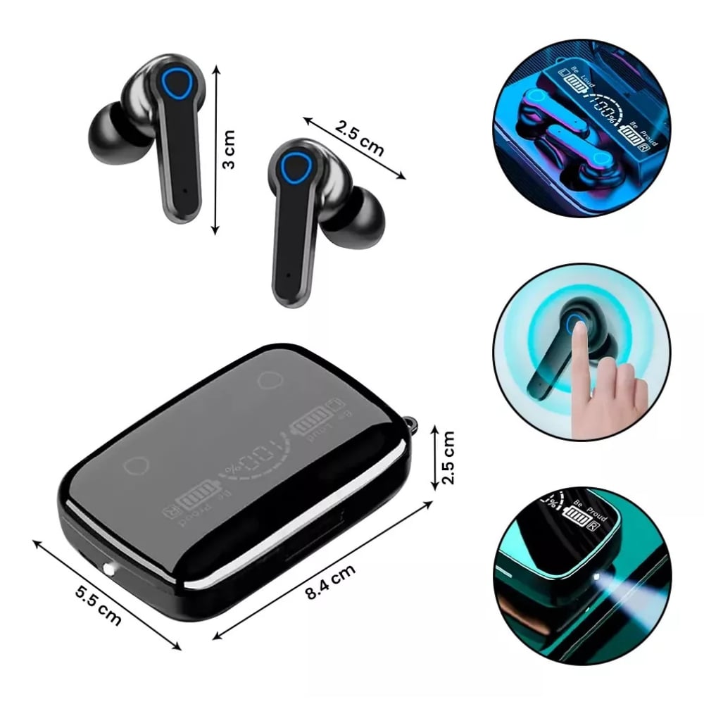 AUDÍFONOS IN-EAR M19 5.3 BLUETOOTH - 2