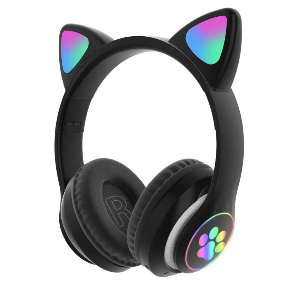 AUDÍFONOS OVER-EAR OREJA GATO STN-28 BLUETOOTH - 1