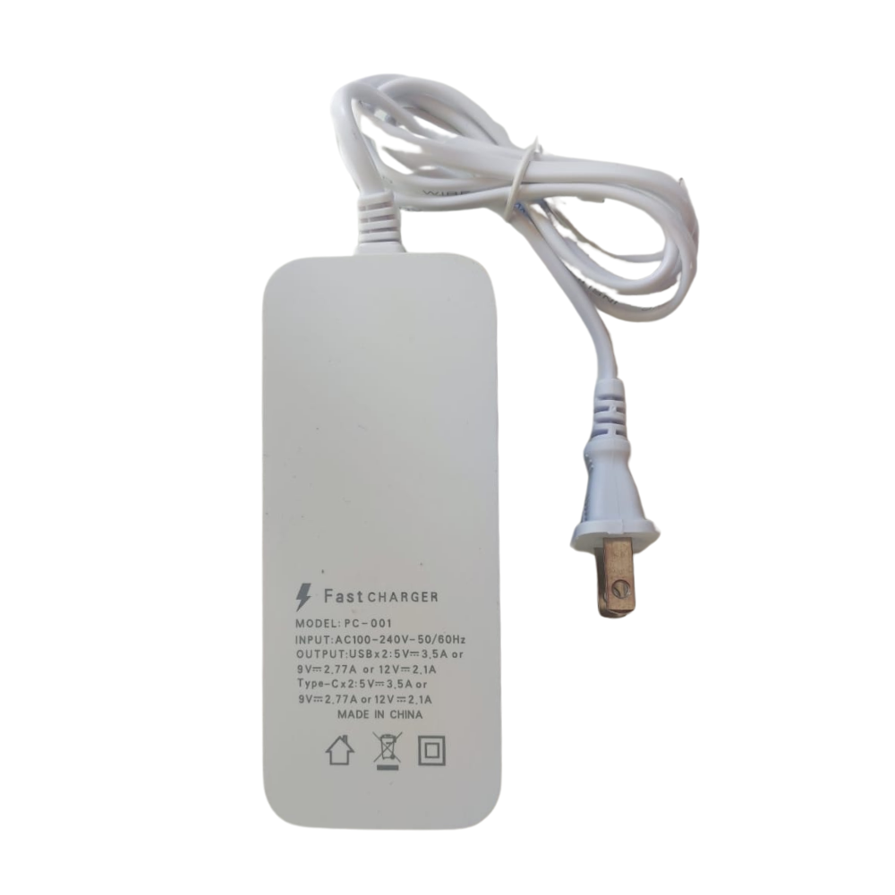 CARGADOR MULTIPLE 2USB 2PD - 3