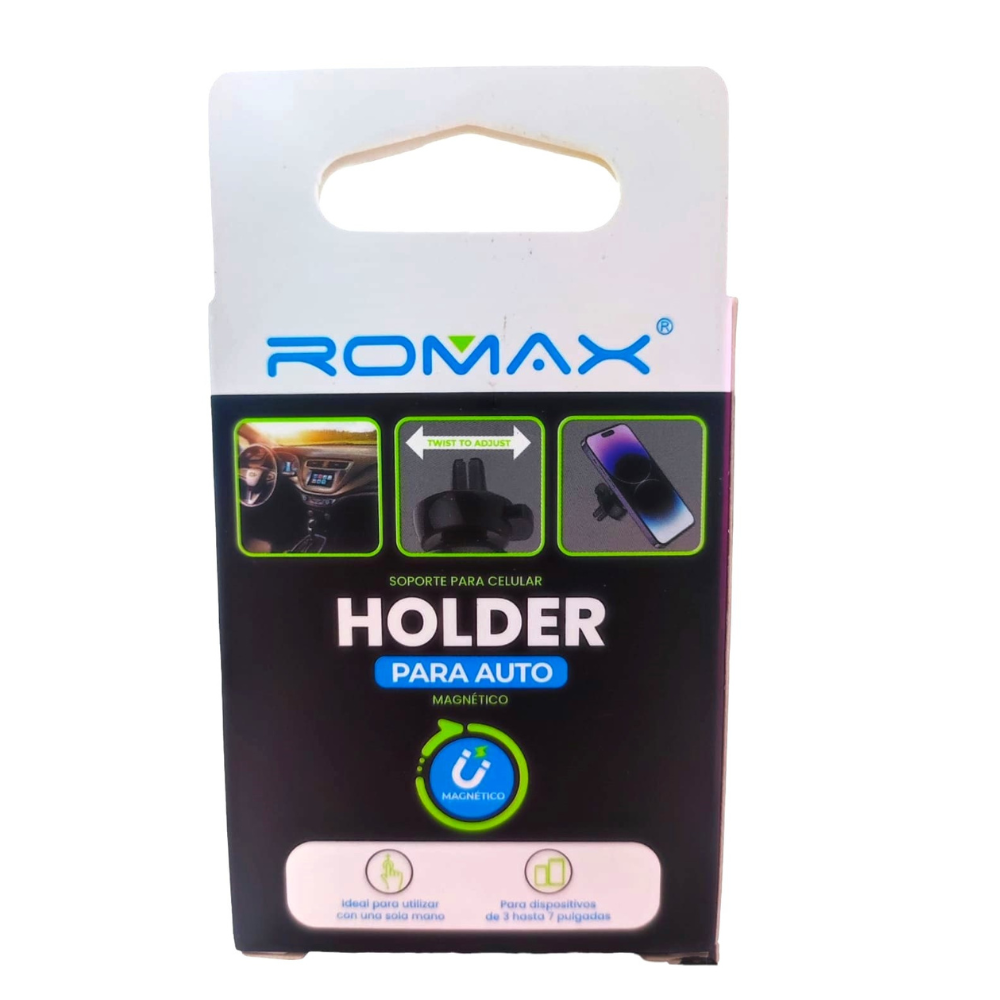 HOLDER ROMAX IMANTADO PARA EL AUTO - 3