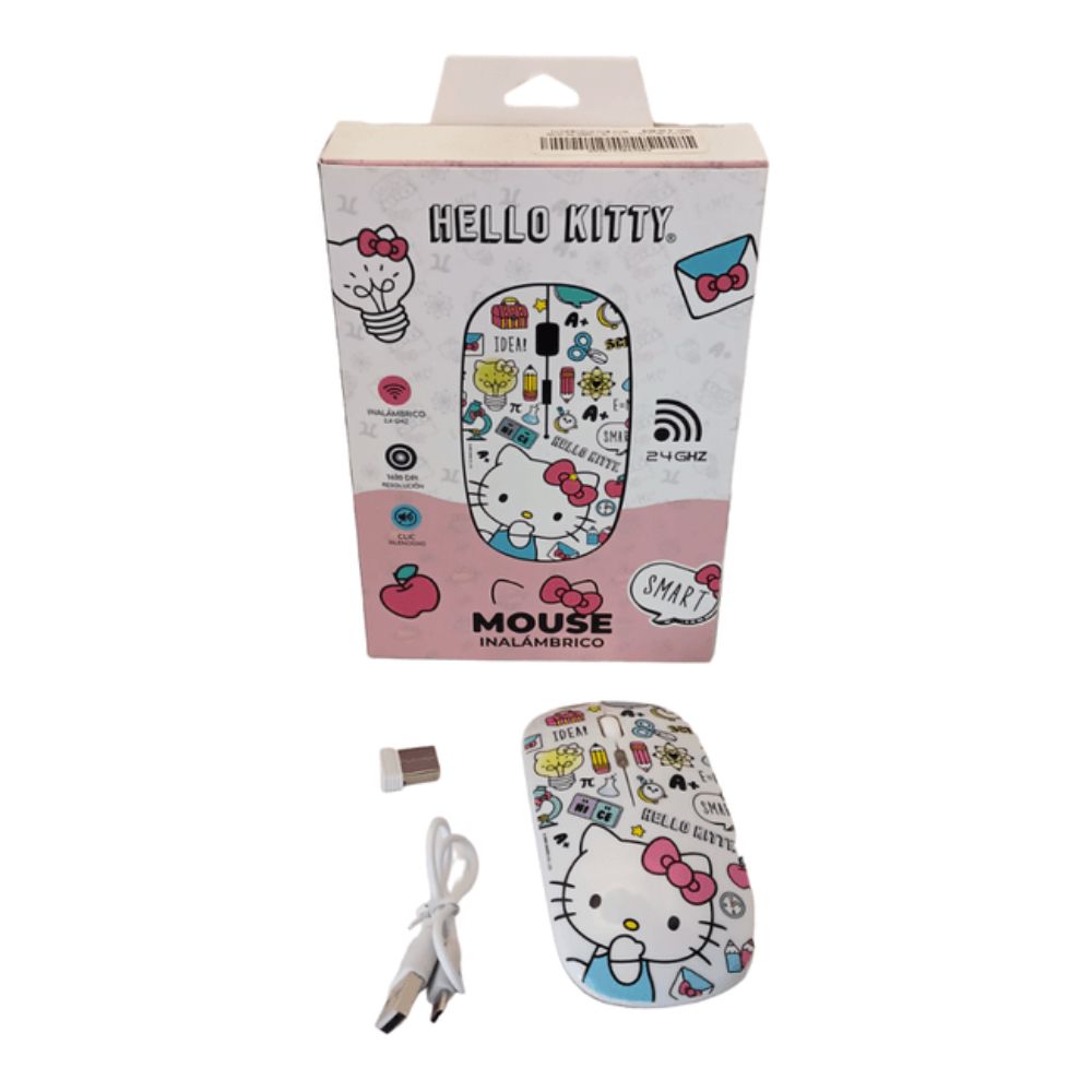 MOUSE ROMAX HELLO KITTY INALAMBRICO RECARGABLE - 3