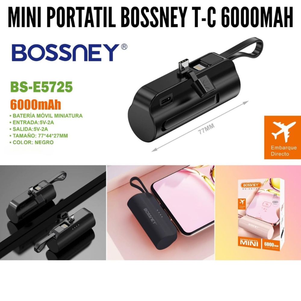 POWERBANK DE BOLSILLO 6000MAH - 6