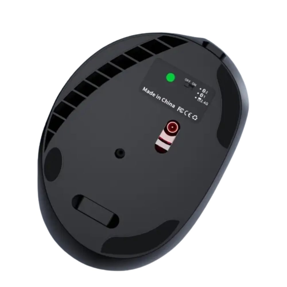 MOUSE ERGONÓMICO VERTICAL NEGRO - YELANDAR D7 - 3
