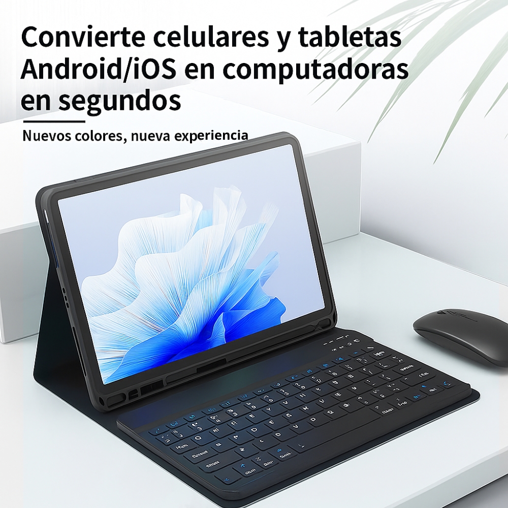 KIT INALÁMBRICO TECLADO Y MOUSE BLUETOOTH-NEGRO - 3