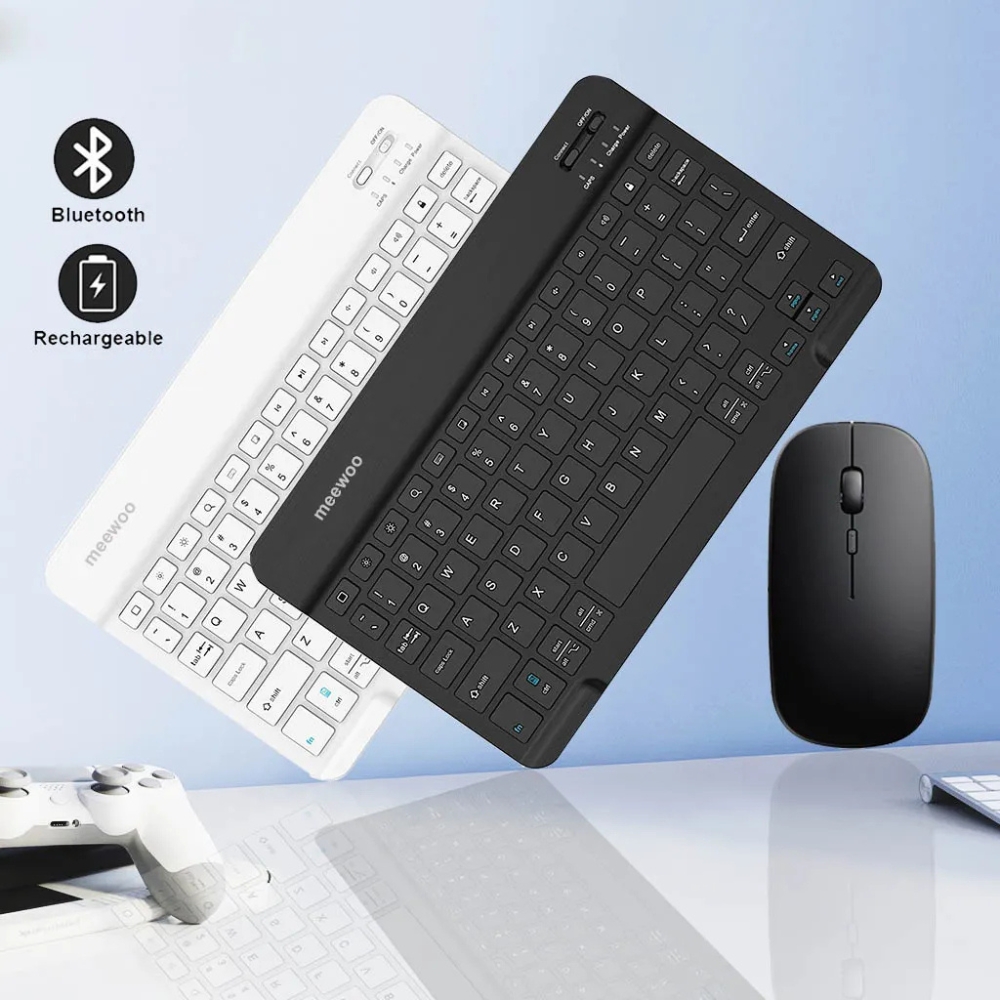 KIT INALÁMBRICO TECLADO Y MOUSE BLUETOOTH-NEGRO - 6