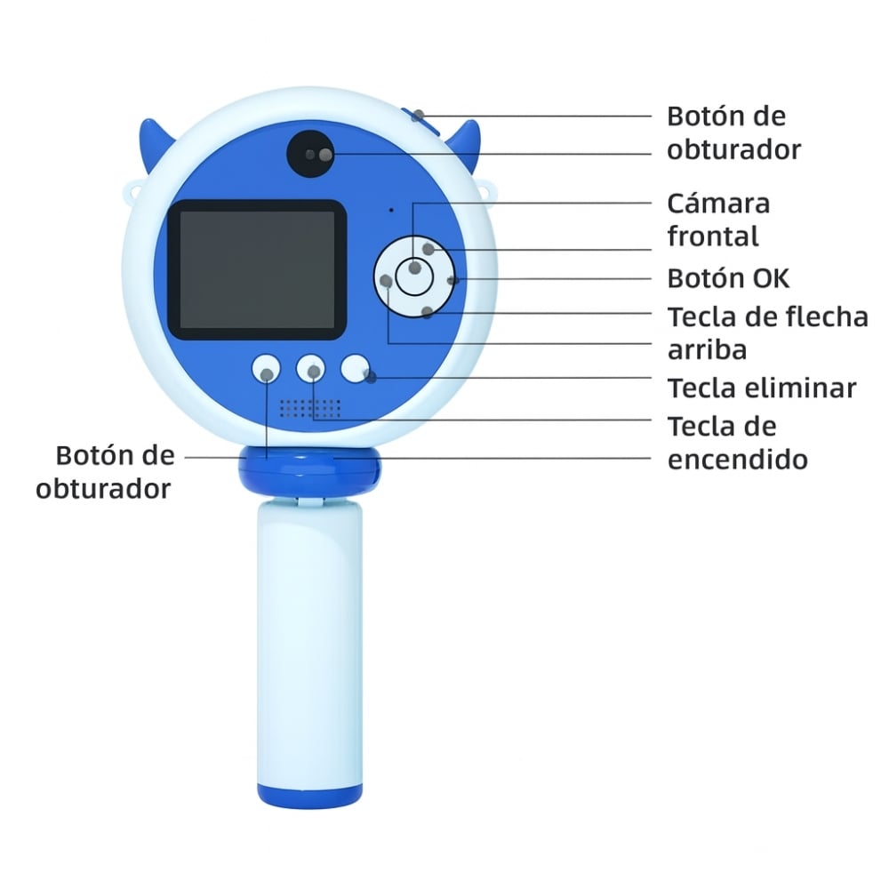 CÁMARA DIGITAL INFANTIL CON SOPORTE - 2