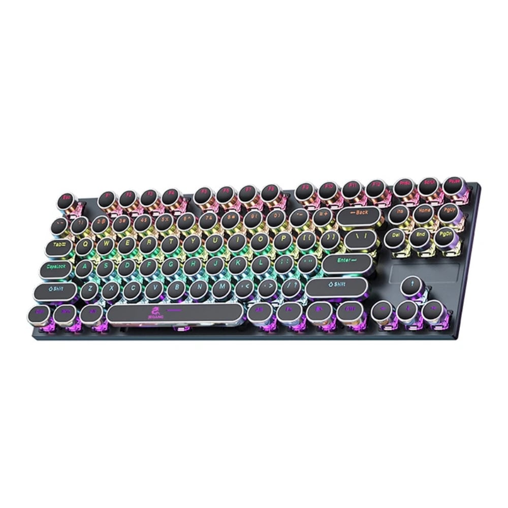 TECLADO MECÁNICO INALÁMBRICO RGB RETRO - 1