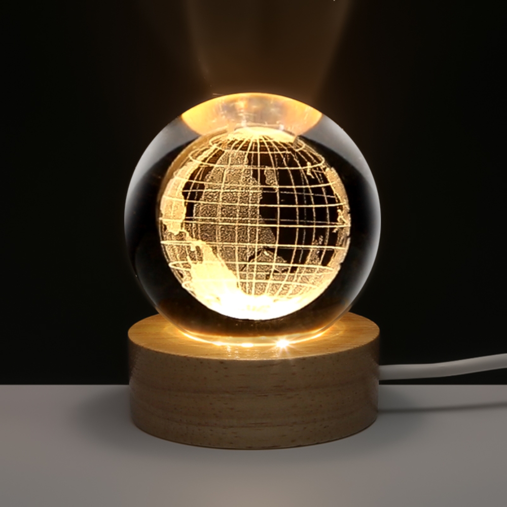 LAMPARA BOLA DE CRISTAL - 1