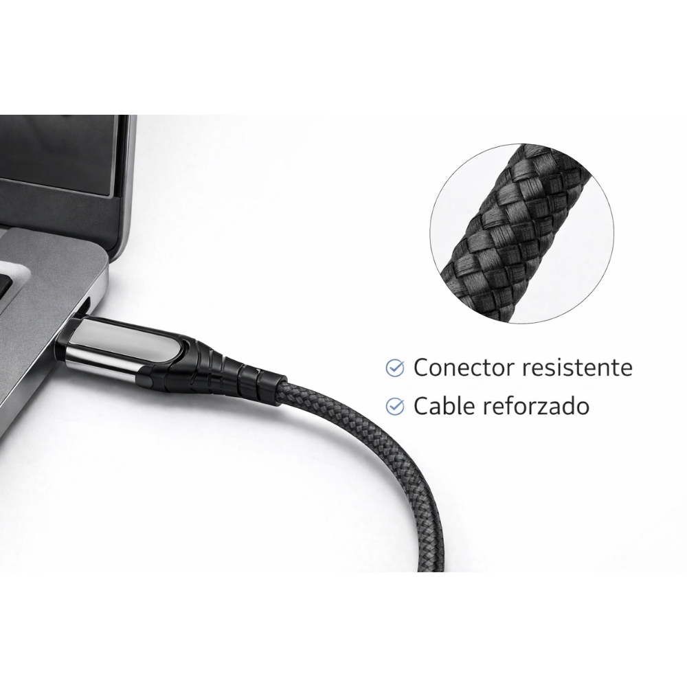 CABLE USB-C A USB-C LDNIO 240W PD 3.1 1 METRO - 2