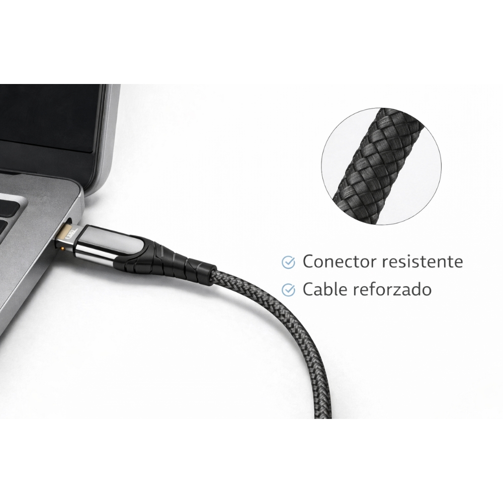 CABLE USB-C A LIGHTNING LDNIO 30W 1 METRO - 3