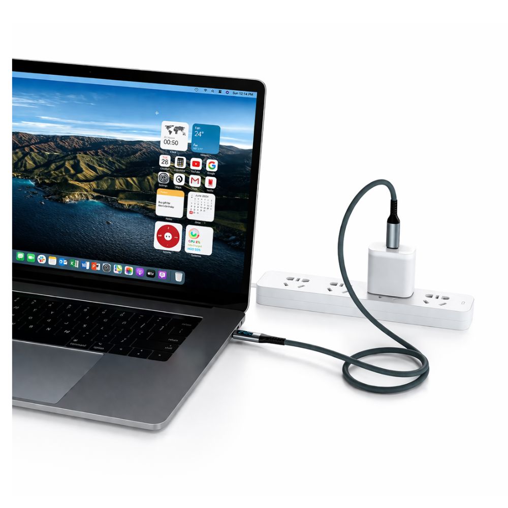 CABLE TIPO C 120W CON PANTALLA DIGITAL ROMAX - 2