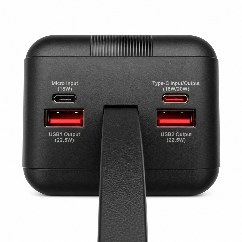 POWER BANK REDD 22.5W TURBO CHARGING CON PANTALLA DIGITAL - 3