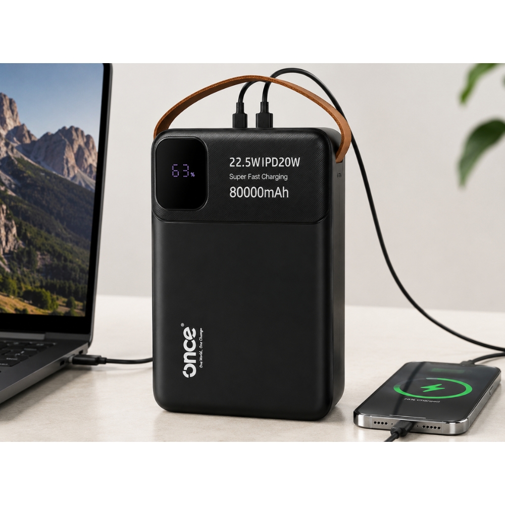 POWER BANK ONCE OC-113PW 80000MAH - 5