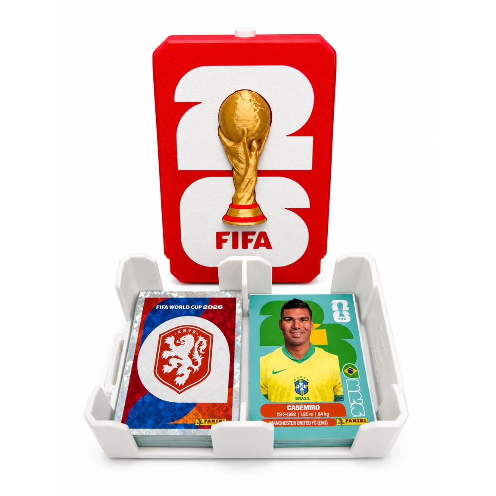 ESTUCHE PORTA FIGURITAS OFICIAL FIFA WORLD CUP 2026 – CAPACIDAD 200 UNIDADES - 4