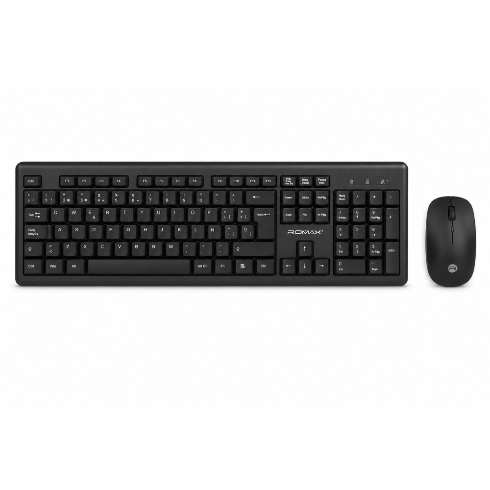 COMBO TECLADO + MOUSE INALÁMBRICO ROMAX TPT0019 - 1
