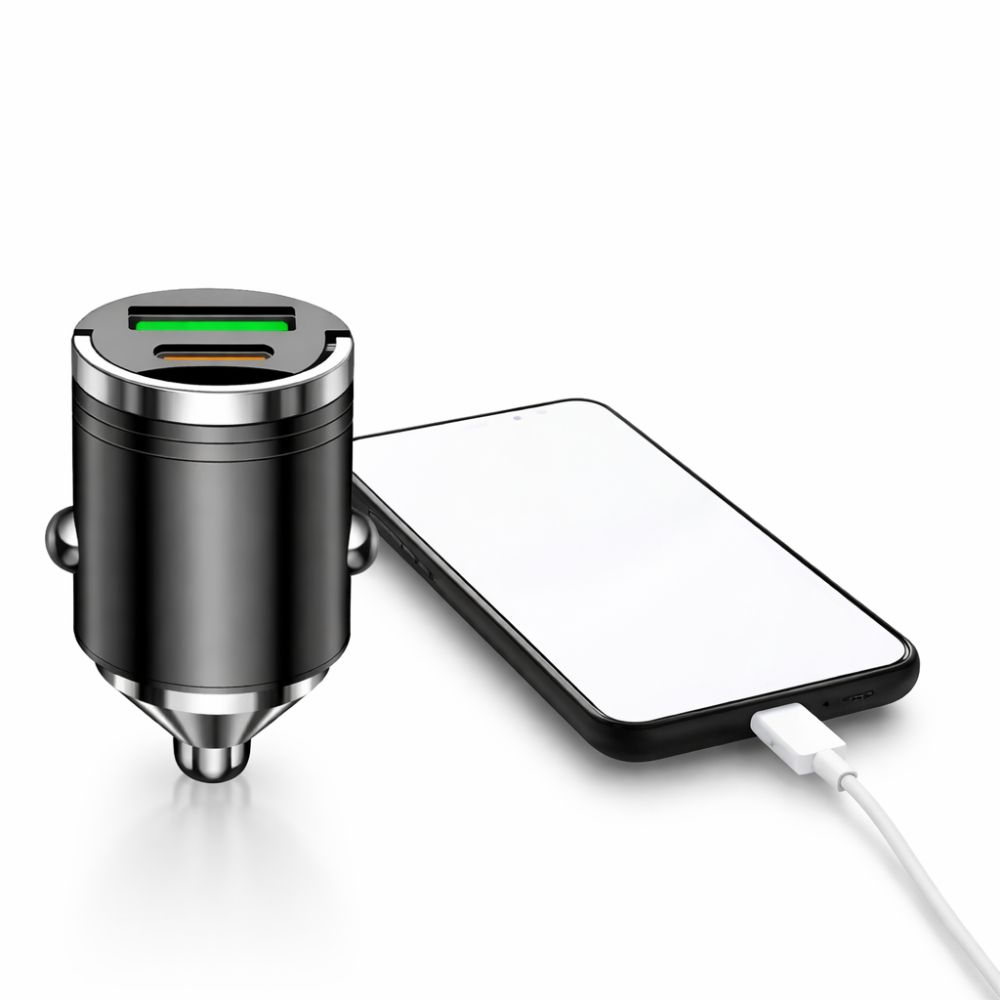 Cargador para Auto USB 100W de 2 Puertos invisible - 2