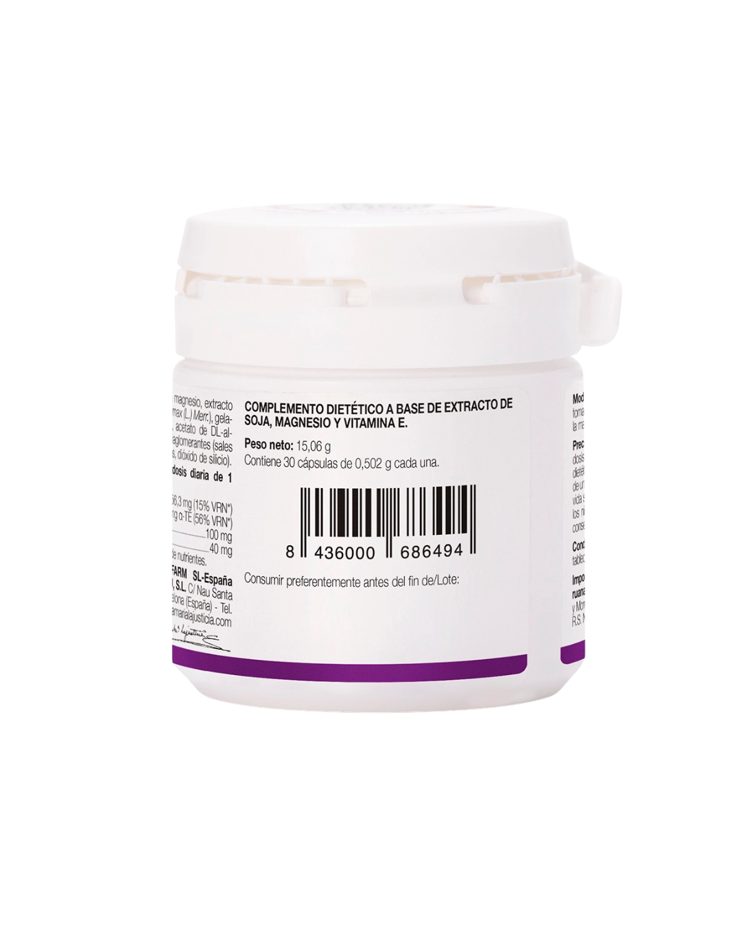 ISOFLAVONAS CON MAGNESIO + VITAMINA E - 3