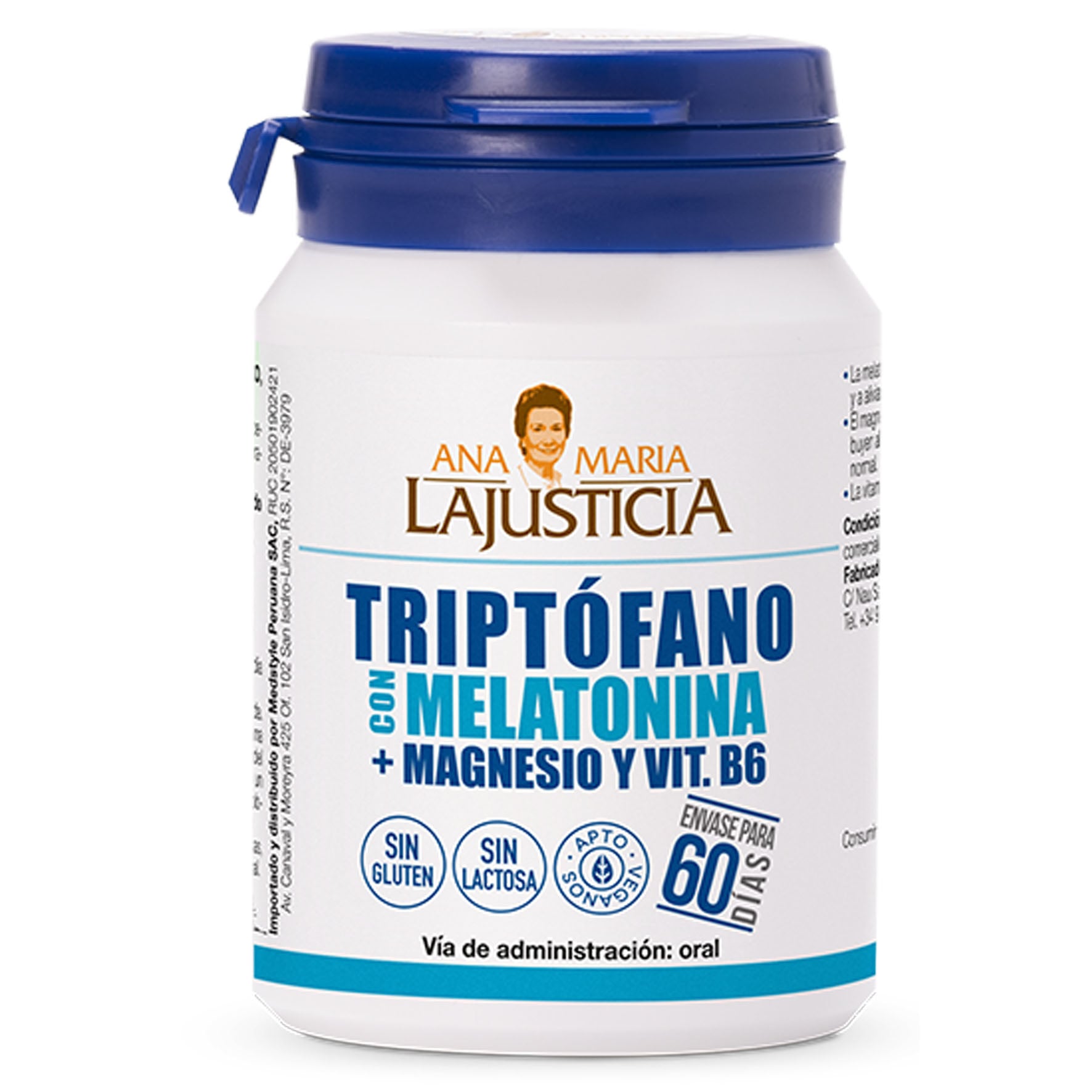 PACK NOCHE 2 TRIPTÓFANO CON MELATONINA + MAGNESIO Y VIT B6 60 COMPRIMIDOS CADA UNO - 2