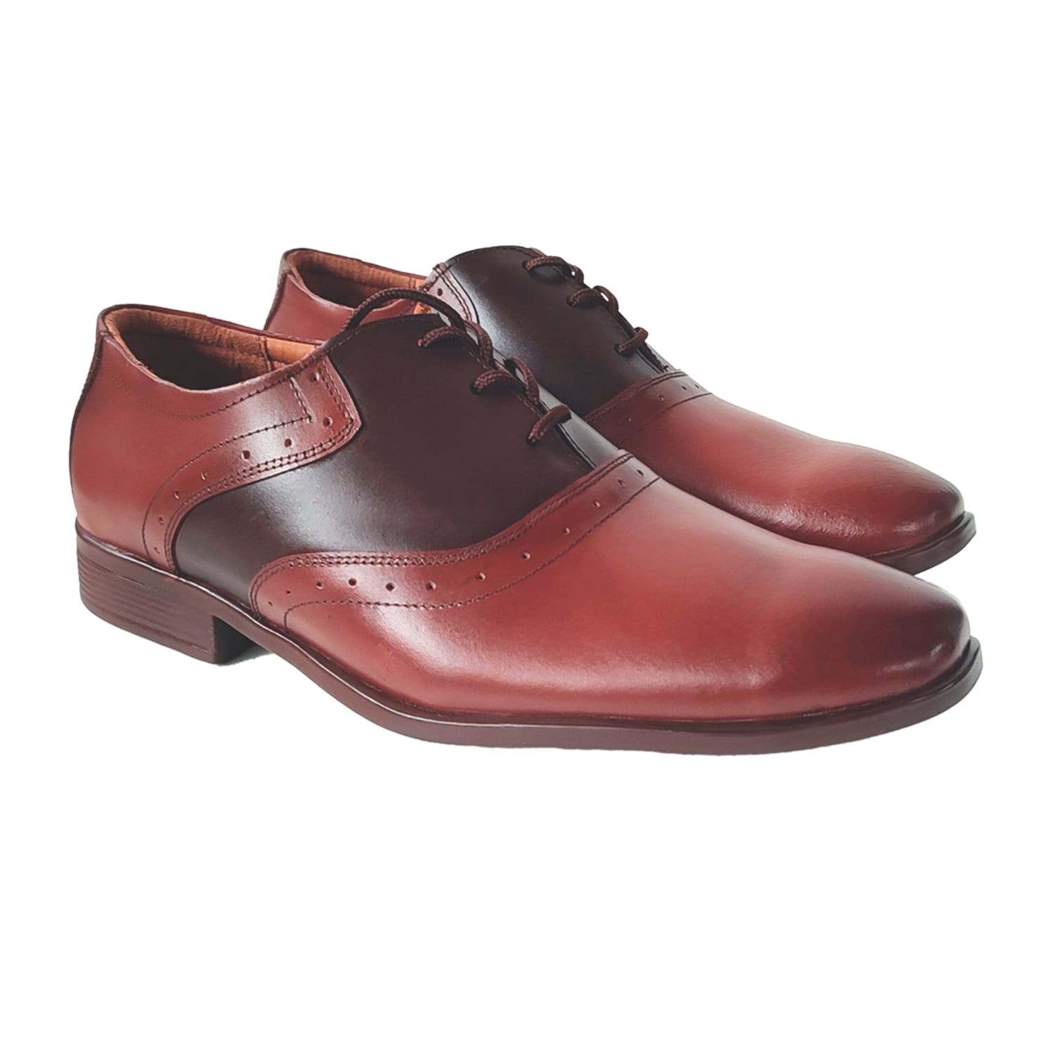 ZAPATOS VESTIR HOMBRE CUERO CARAMELO CAVALIER - 1
