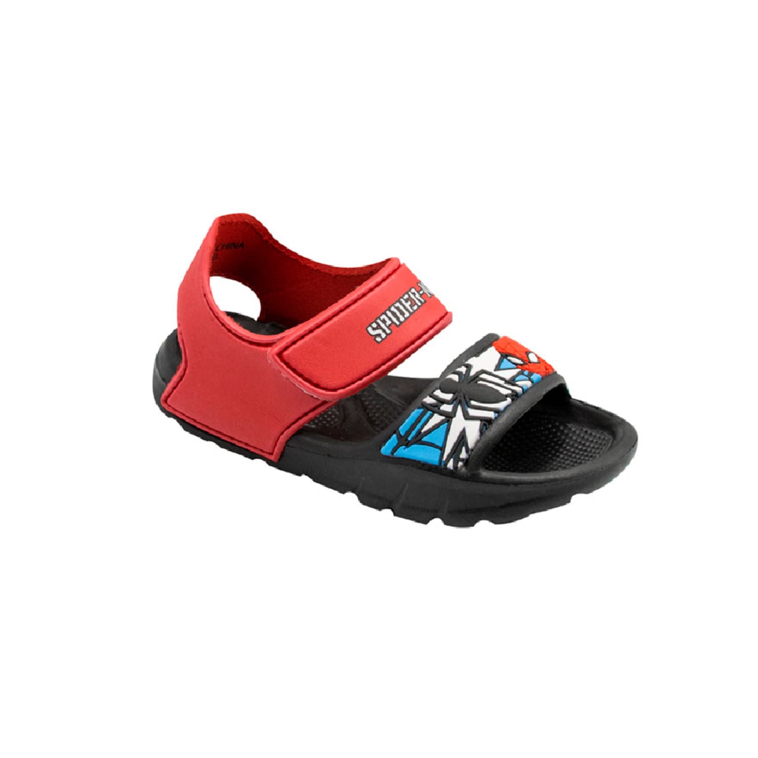 SANDALIAS NIÑO SONY ROJO CON NEGRO SPIDER MAN - 1