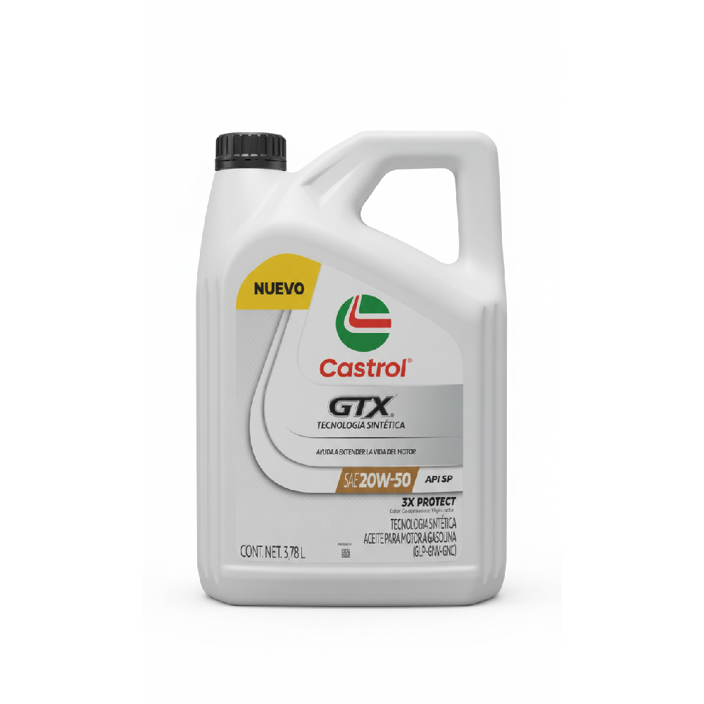 ACEITE PARA MOTOR CASTROL 1 GALON 3.78LT 20W50 - 1