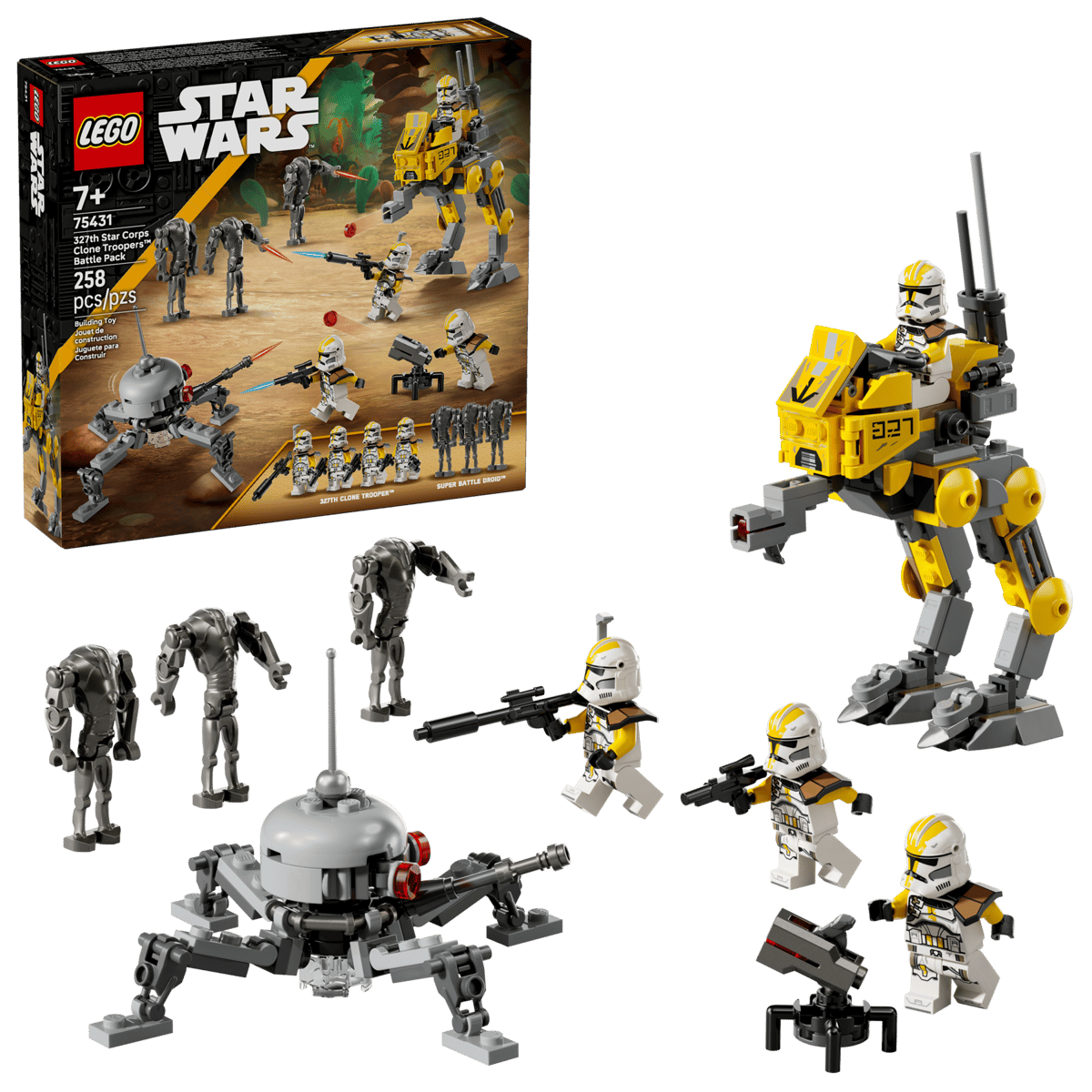 STAR WARS™ #75431 PACK DE COMBATE: SOLDADOS CLON DEL 327, 258 PIEZAS - 2