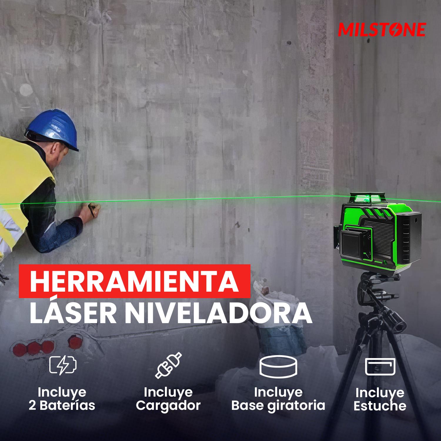 LÁSER NIVEL HERRAMIENTA VERTICAL LÍNEAS HORIZON 12 LÍNEAS - 5