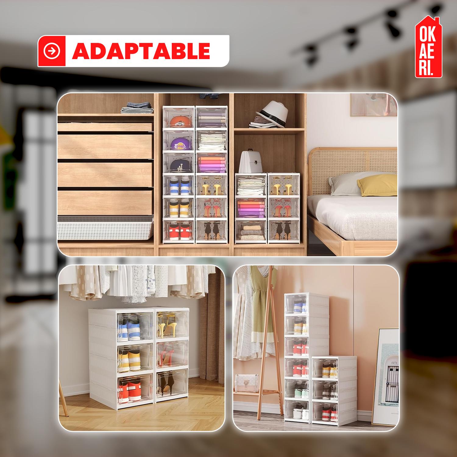 ZAPATERA PLEGABLE DE 6 NIVELES ORGANIZADOR DE ALMACENAMIENTO - 5