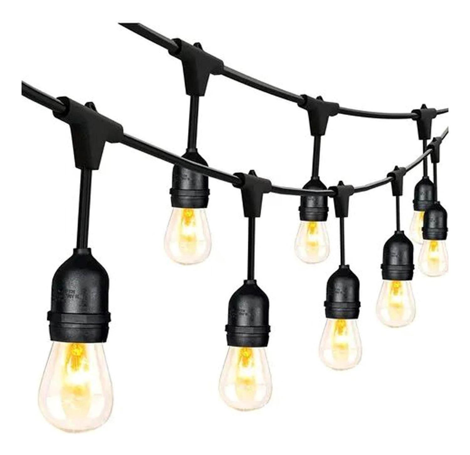 GUIRNALDA TERRAZA PATIO 10 MTR 20 AMP INCLUIDAS HYUNDAI - 1