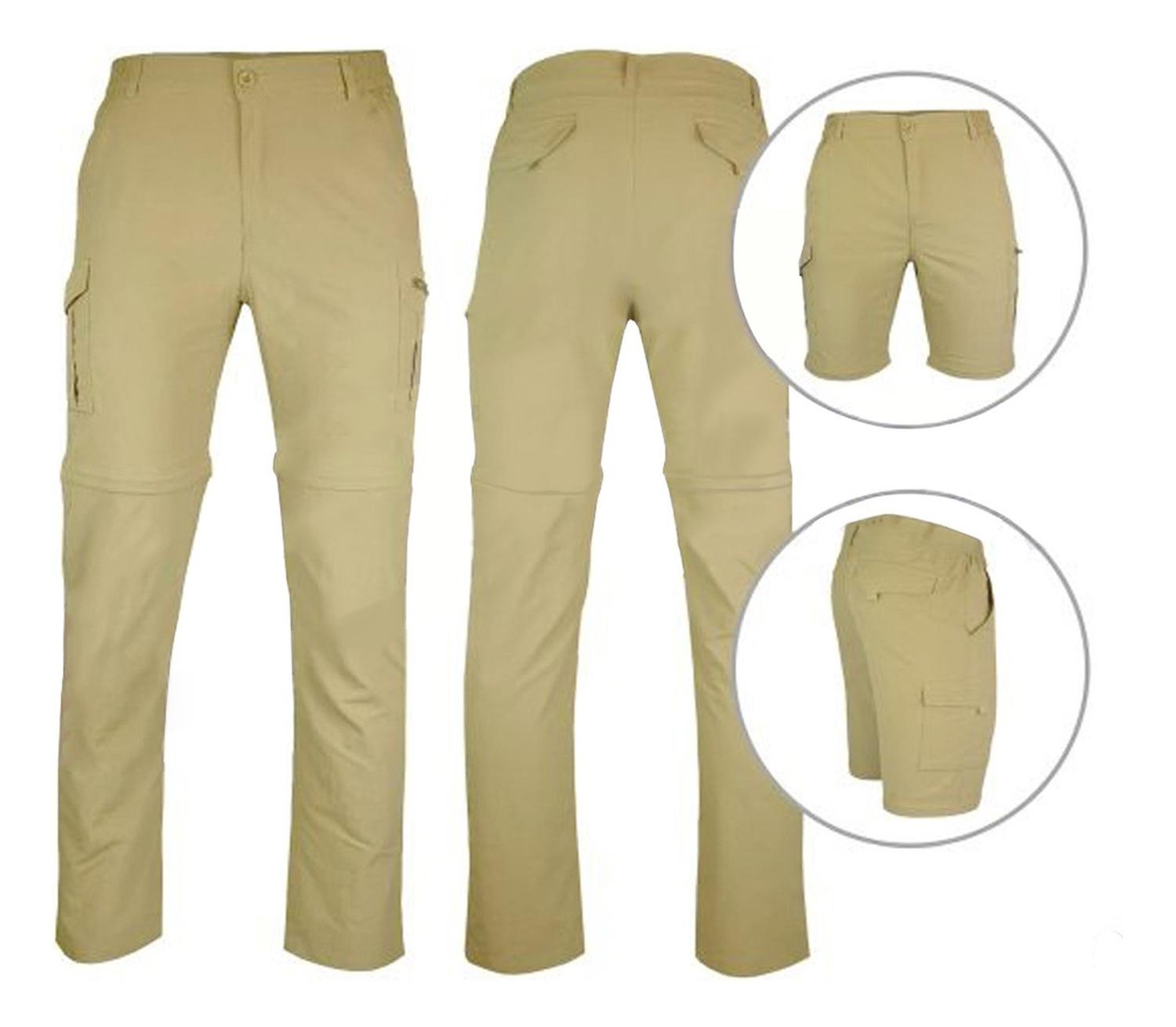 PANTALON TREKKING DESMONTABLE HOMBRE SECADO RAPIDO - 1