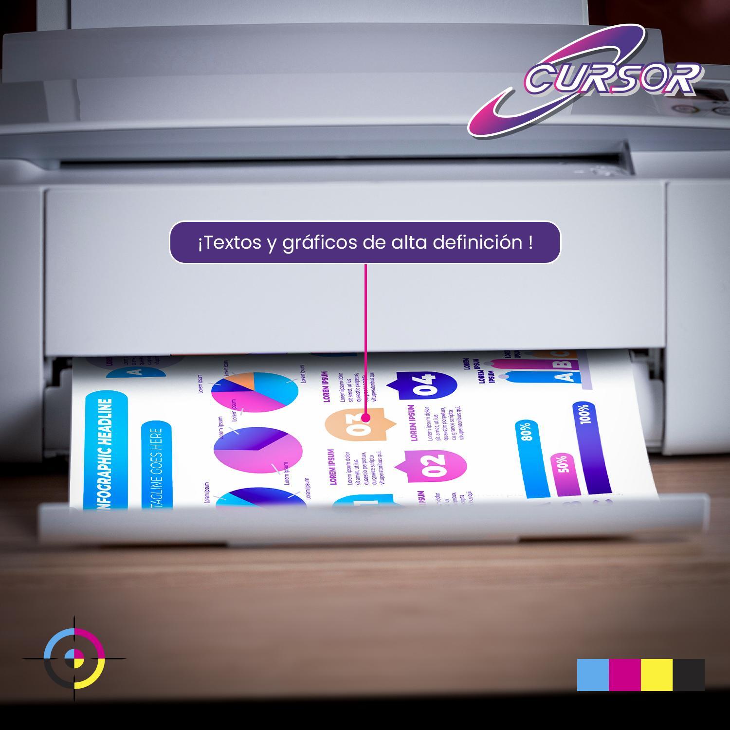 PAPEL FOTOGRÁFICO ADHESIVO 115 GR A4 CURSOR PACK DE 100 TAMAÑO A4 - 4