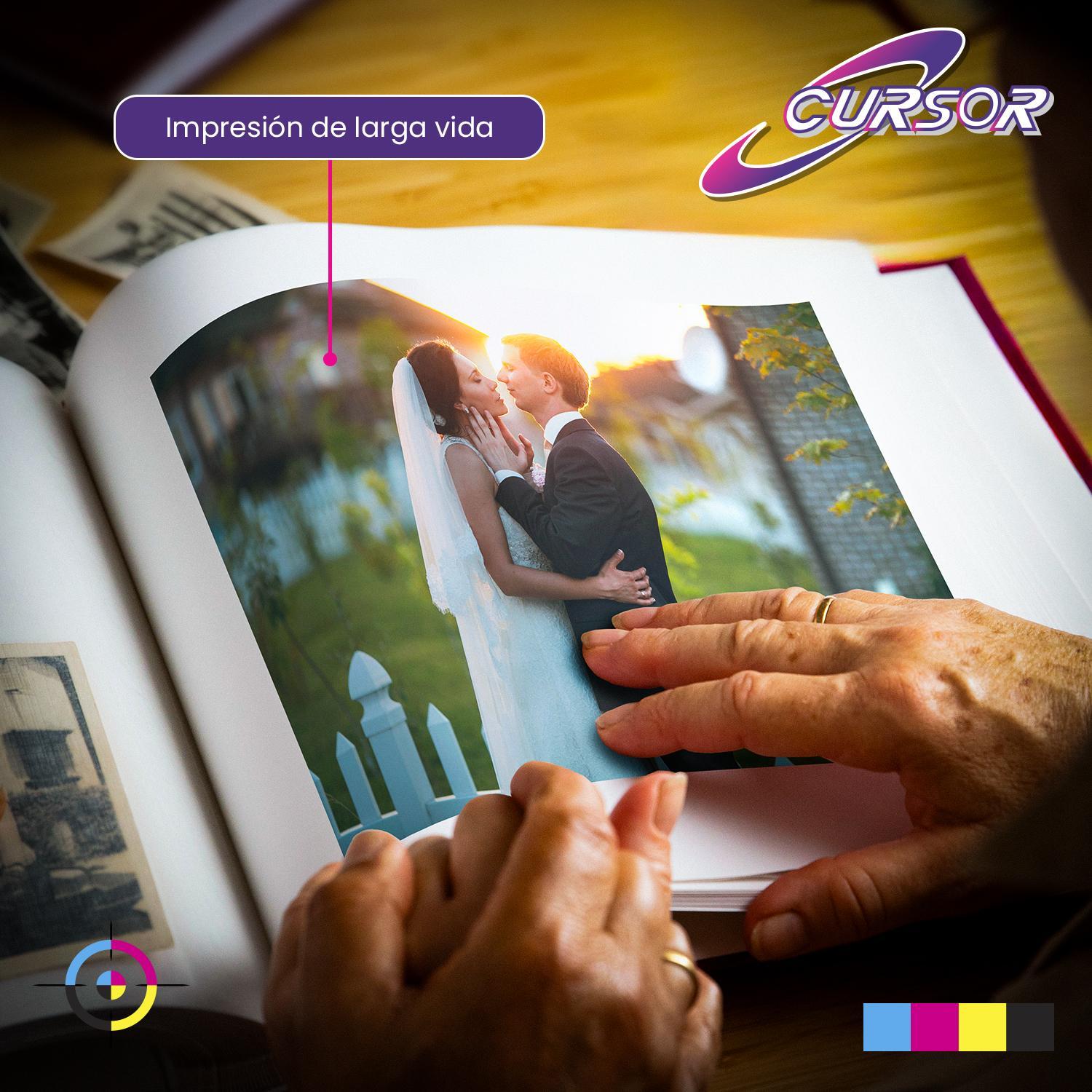 PAPEL FOTOGRÁFICO ADHESIVO 115 GR A4 CURSOR PACK DE 100 TAMAÑO A4 - 8